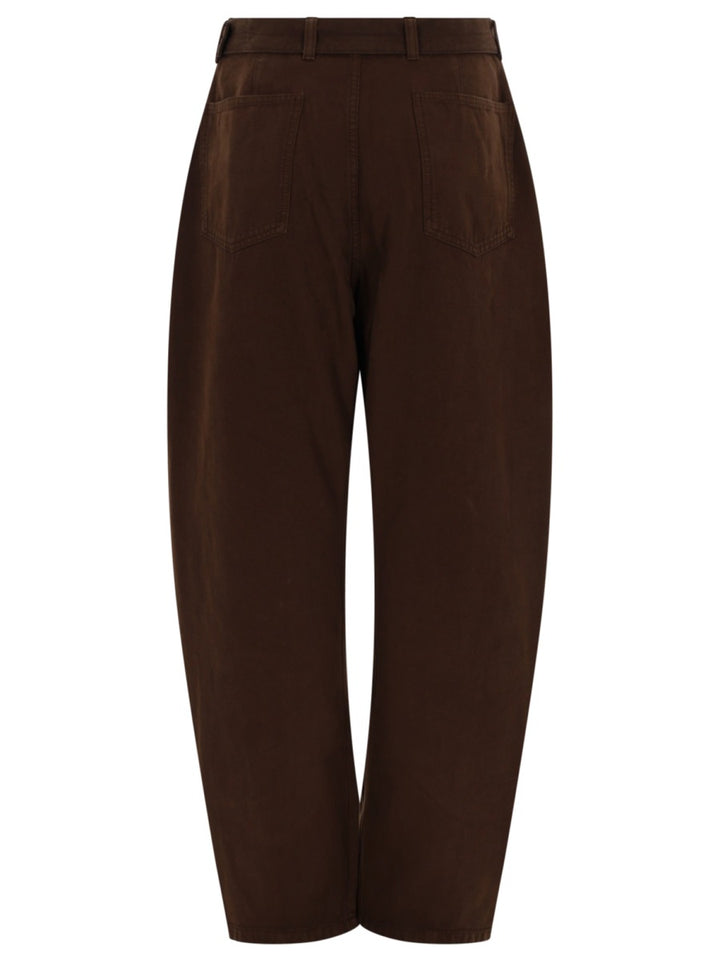 Lemaire Pantaloni - Brown | 42254240c3d8108fec1b5fcef773a17c3c0af9e5