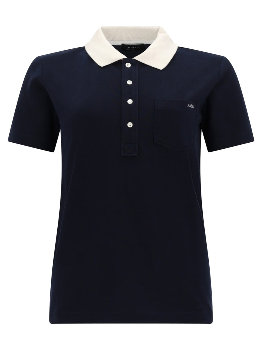 A.P.C. Polo - Blue | 0be742d5c6ba99100645390444686fecca7f897f