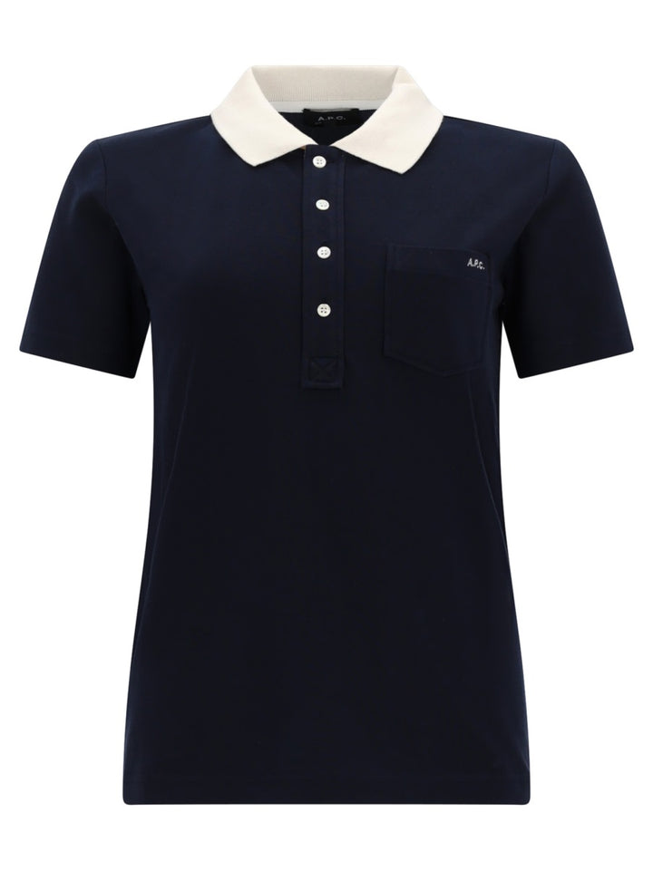 A.P.C. Polo - Blue | 0be742d5c6ba99100645390444686fecca7f897f