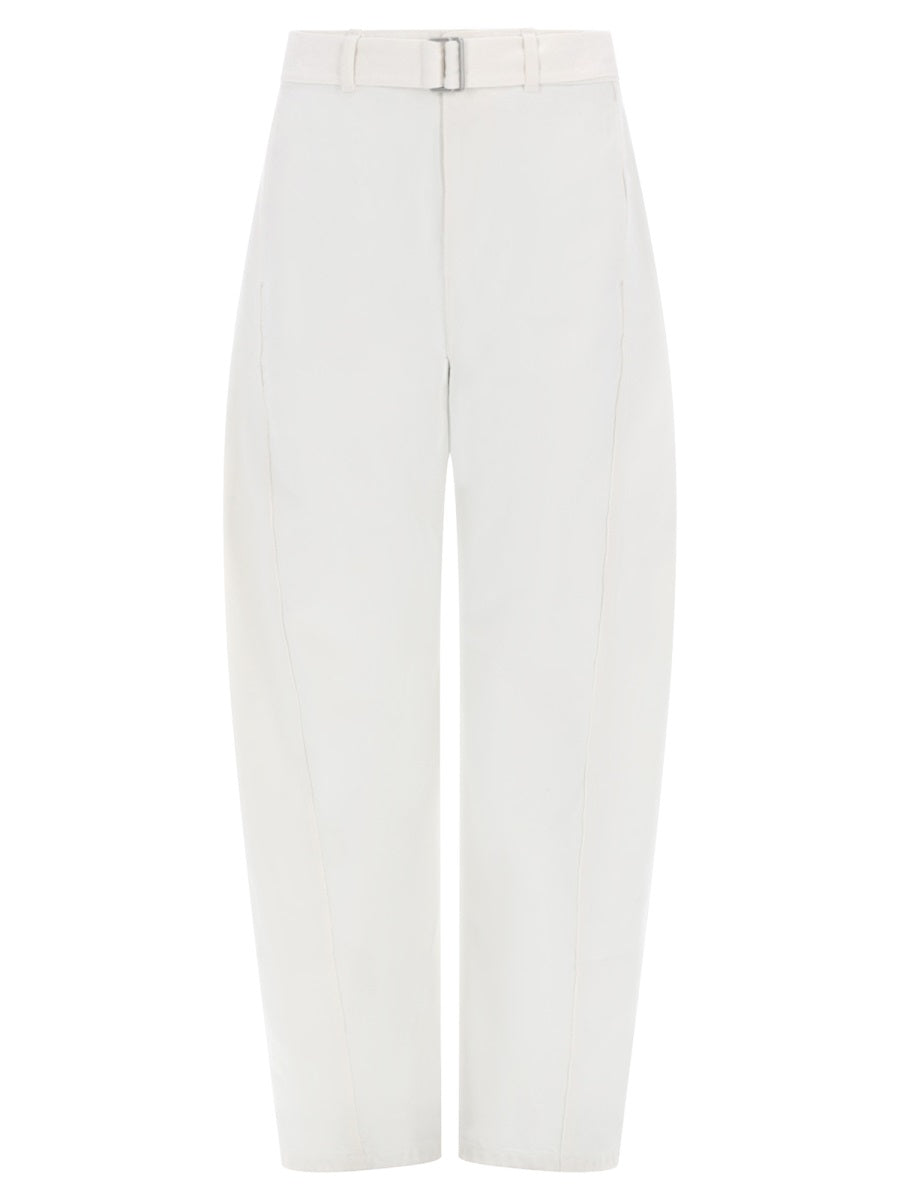 Lemaire Pantaloni - White | b1b006dcf0fc5116217a8bd294ef8c5bde0f85fc