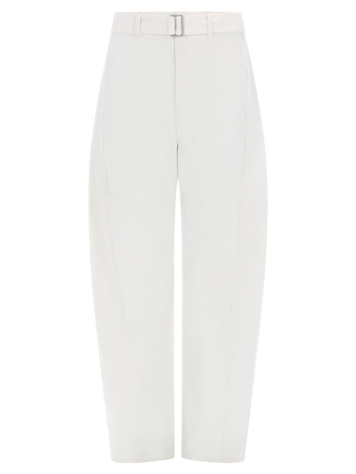 Lemaire Pantaloni - White | b1b006dcf0fc5116217a8bd294ef8c5bde0f85fc