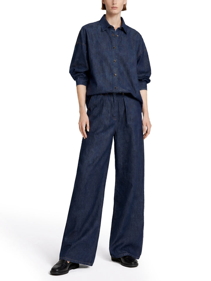 Dries Van Noten Pantaloni - Blue | 912434af83eba49f7a6ffa1f82160cfba54ede54