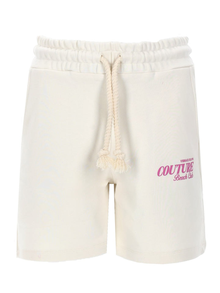 Versace Jeans Couture Shorts - Ivory | 181704b9d38b5abce27daeba286e65fa3a3f146a
