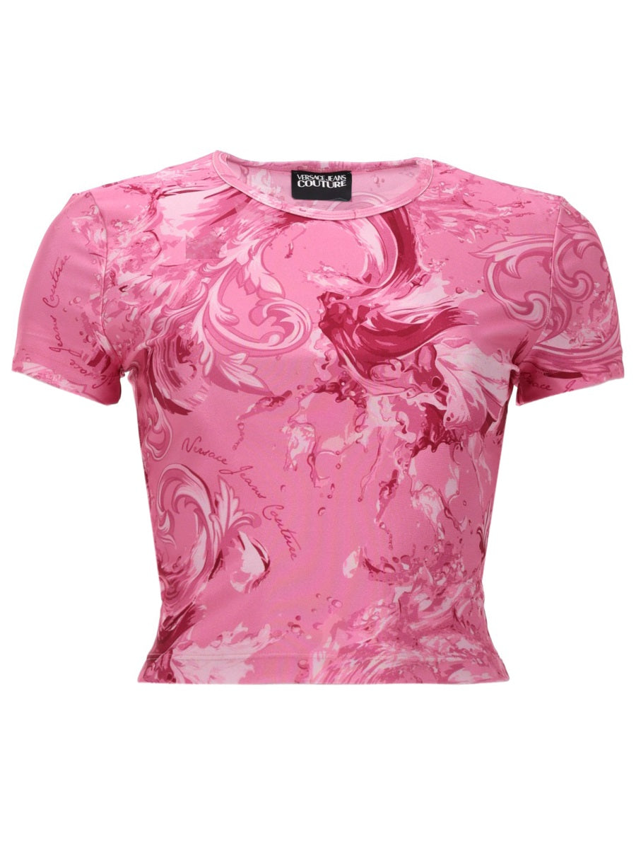 Versace Jeans Couture T shirt - Pink | ae85a675ffc05ed7fd24a0528aa0d9b59555f75d