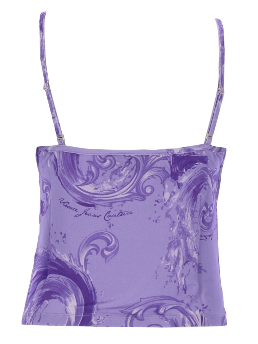 Versace Jeans Couture Top - Purple | 5f49a12e866afb53a90d7d07a0890ff14109f52f