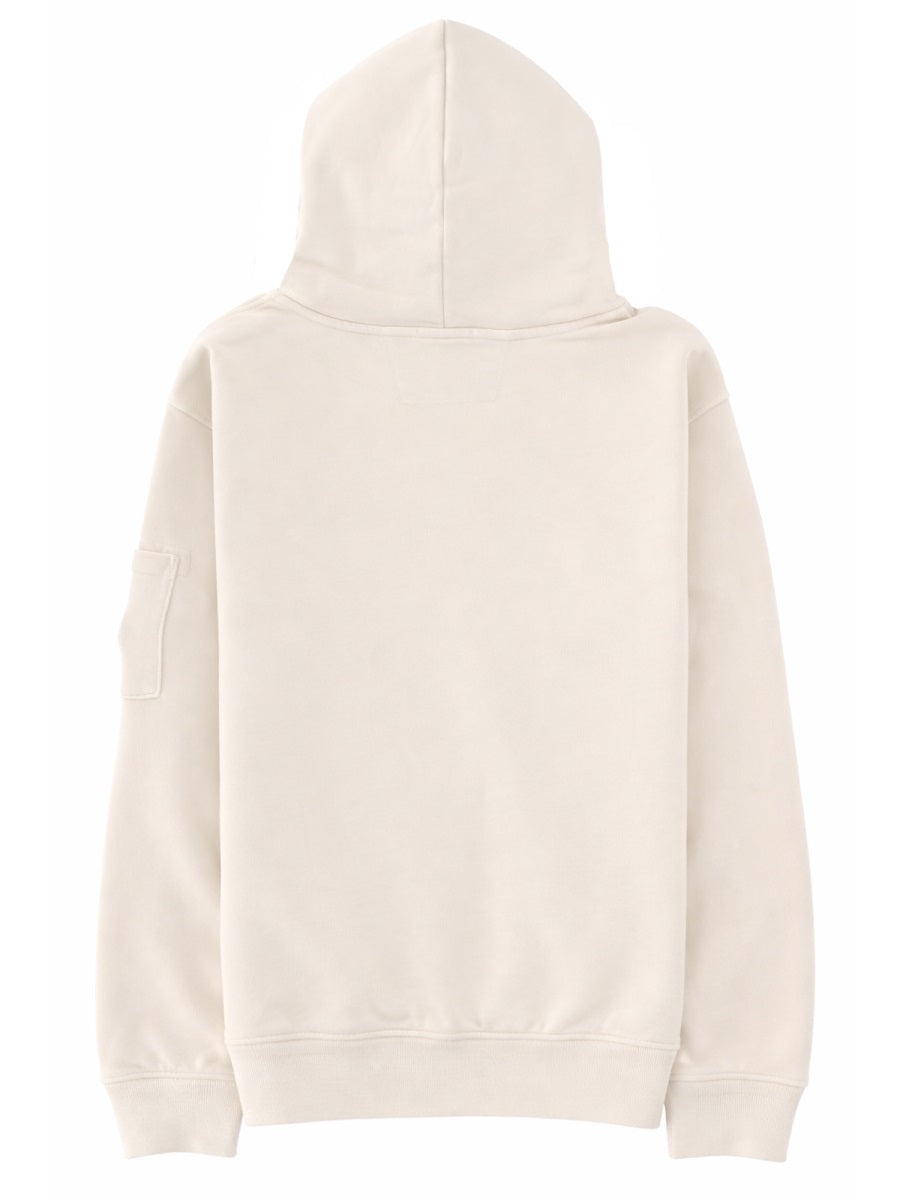 C.P. Company Felpe - Ivory | c2e302609257f62a8ee771e550a4e1038ac3e877