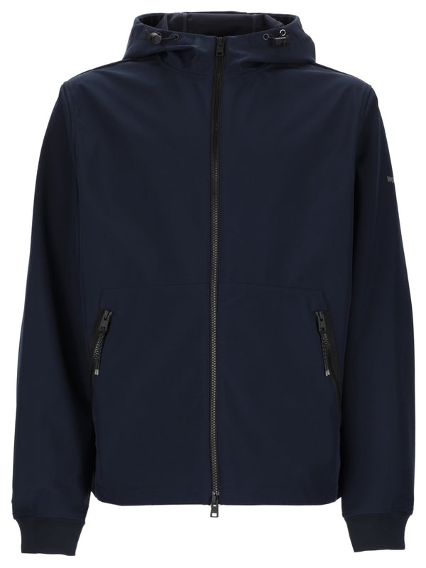 Giacca Con Zip E Cappuccio