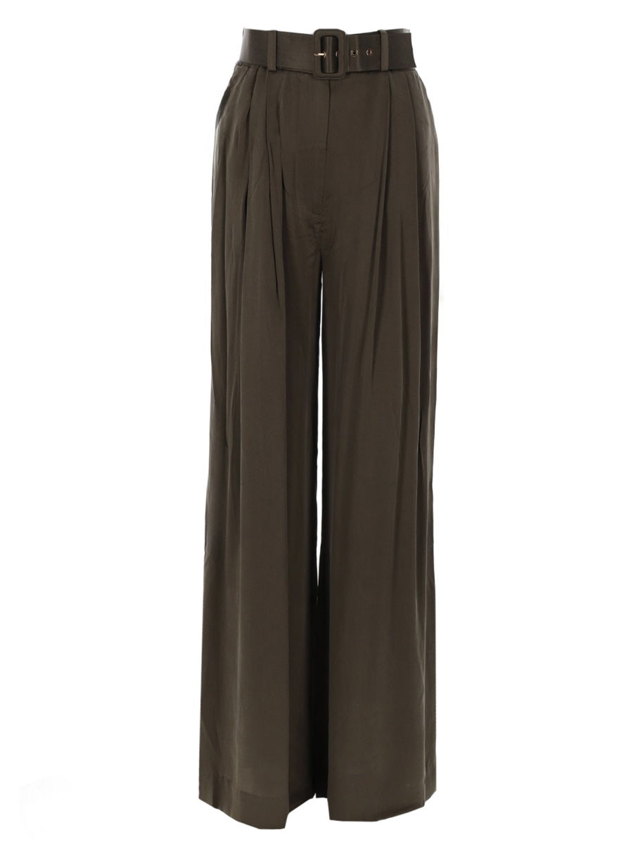 Zimmermann Pantaloni - Green | 65cc3055ca683a1e2af8137d45ddad4d502fe4a7