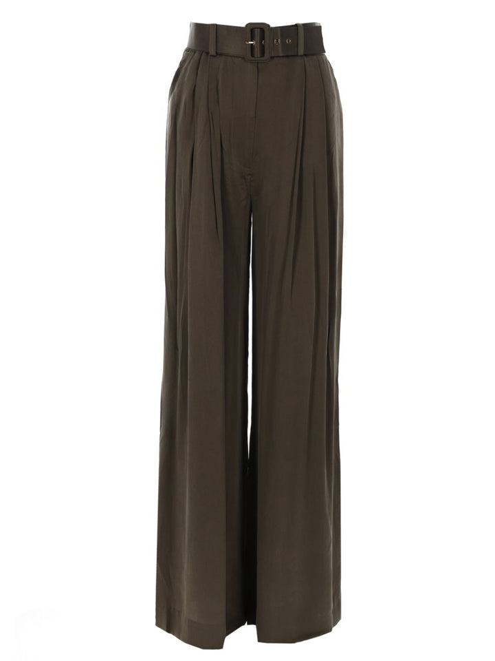Zimmermann Pantaloni - Green | 65cc3055ca683a1e2af8137d45ddad4d502fe4a7