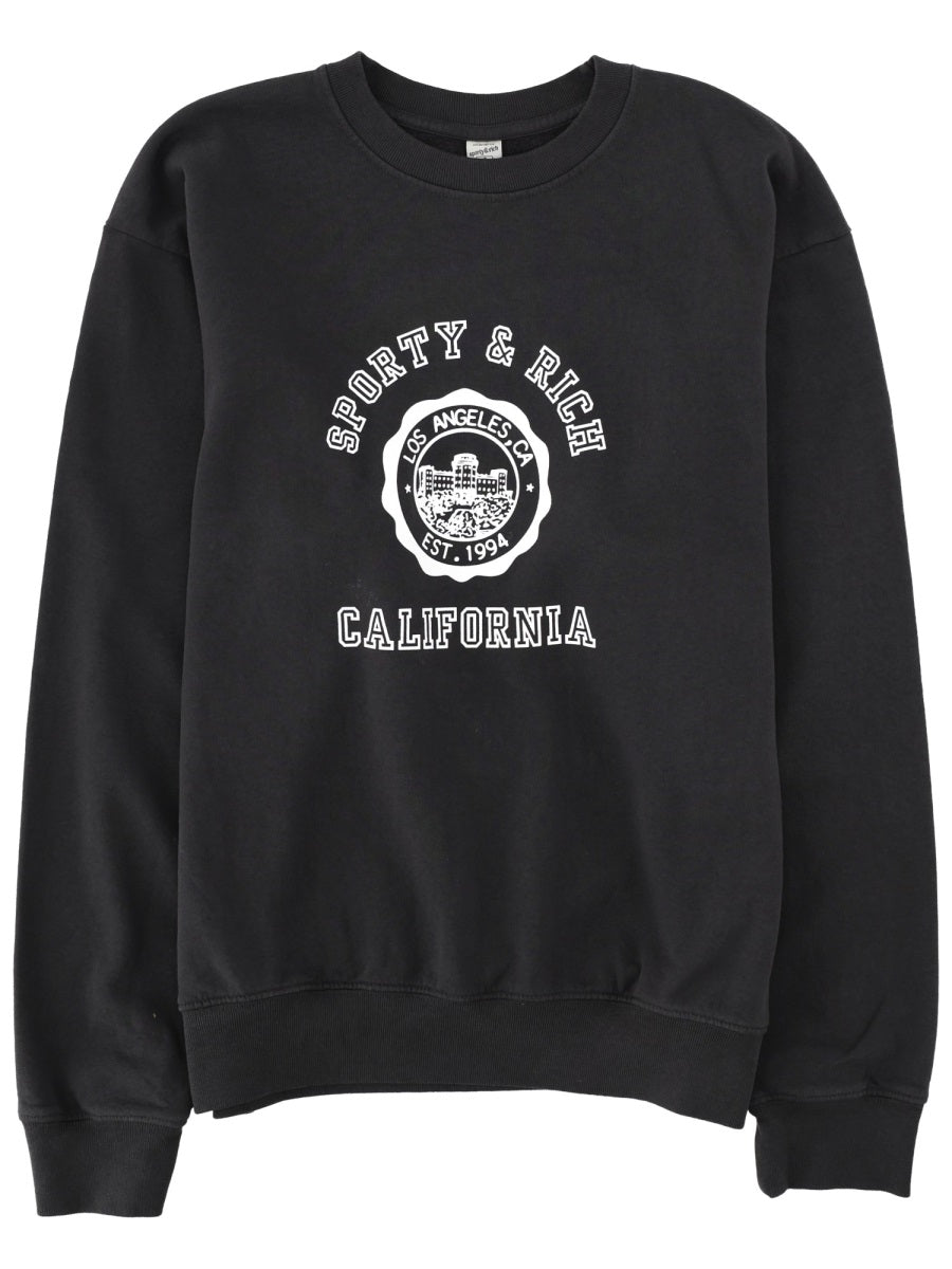 Sporty & Rich Felpe - Black | e464efc6cbf7a0d2fc7c0d9f595ea6f0477553d8