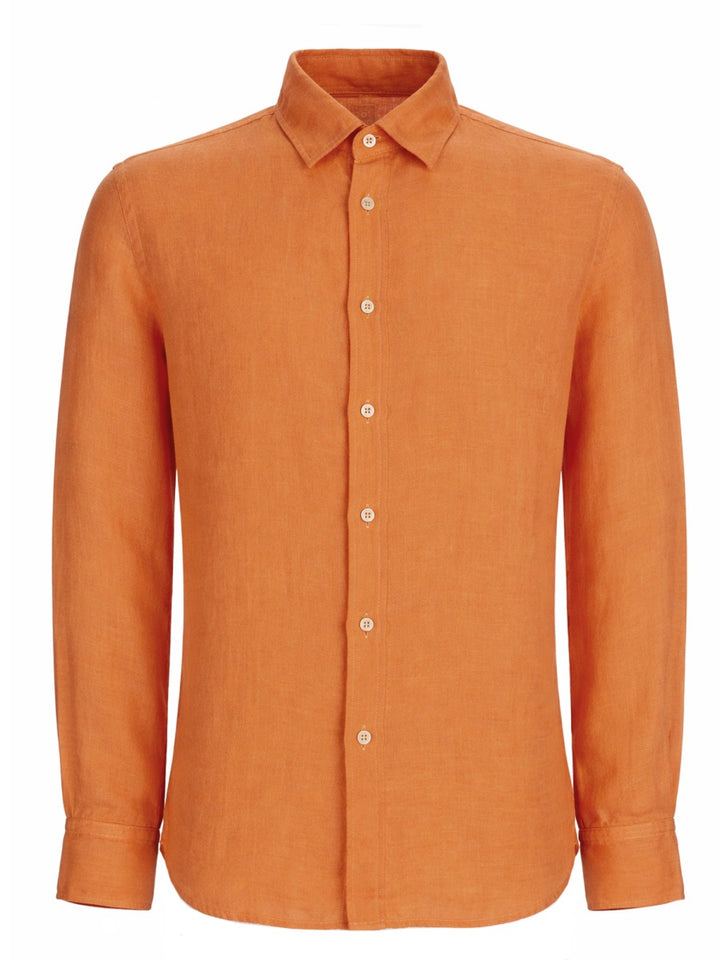 120% Lino Camicie - Orange | 8ddf25a61e581bd48c998e167dfea2acbc58f816