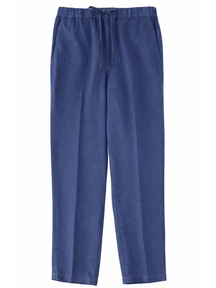 120% Lino Pantaloni - Blue | 5ad34186b0d012f00f8de93de91366d08cf82aec
