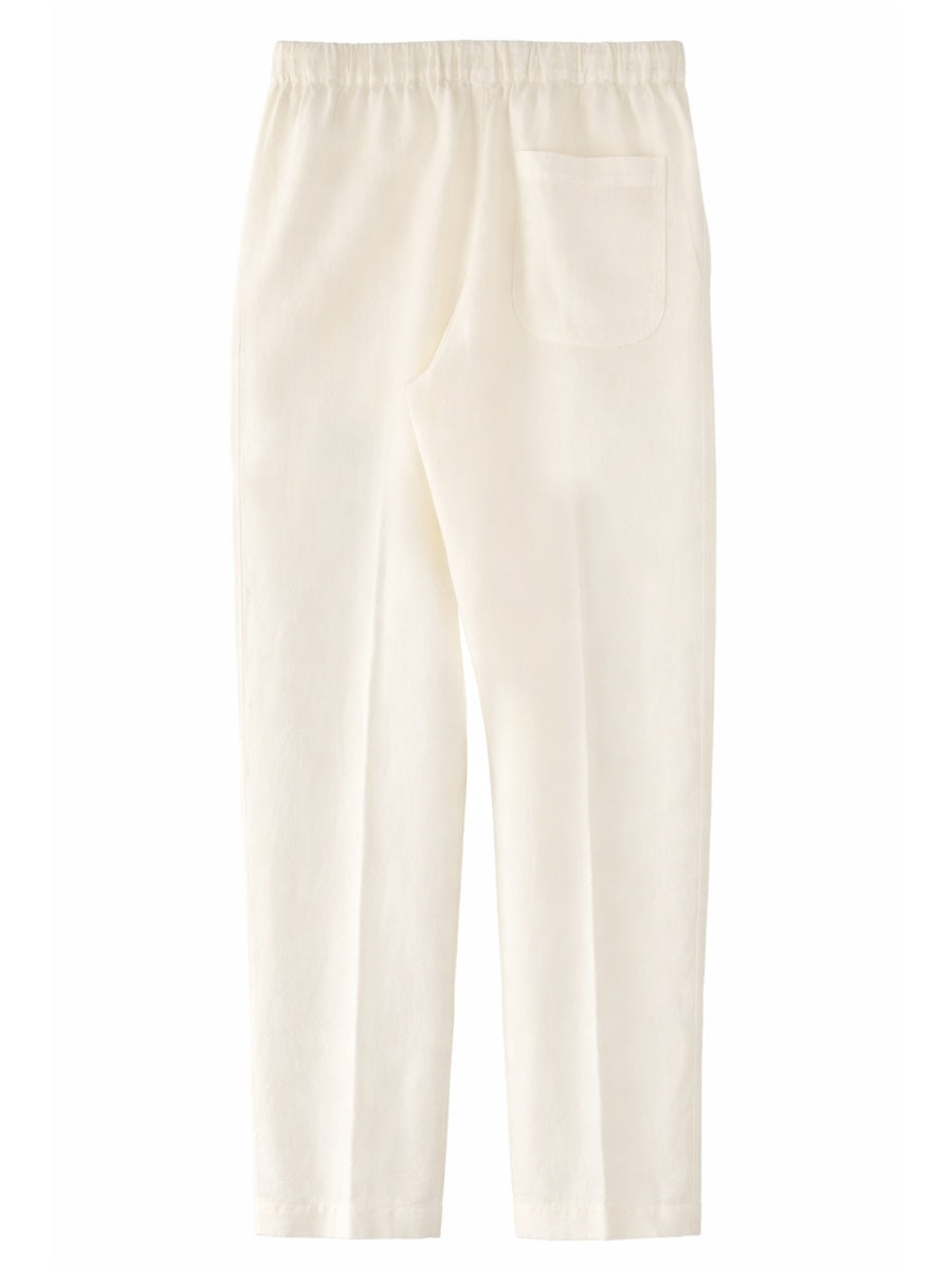 120% Lino Pantaloni - Powder | 97b180c3da1e10568aab24404e0a0628cdf75cdd
