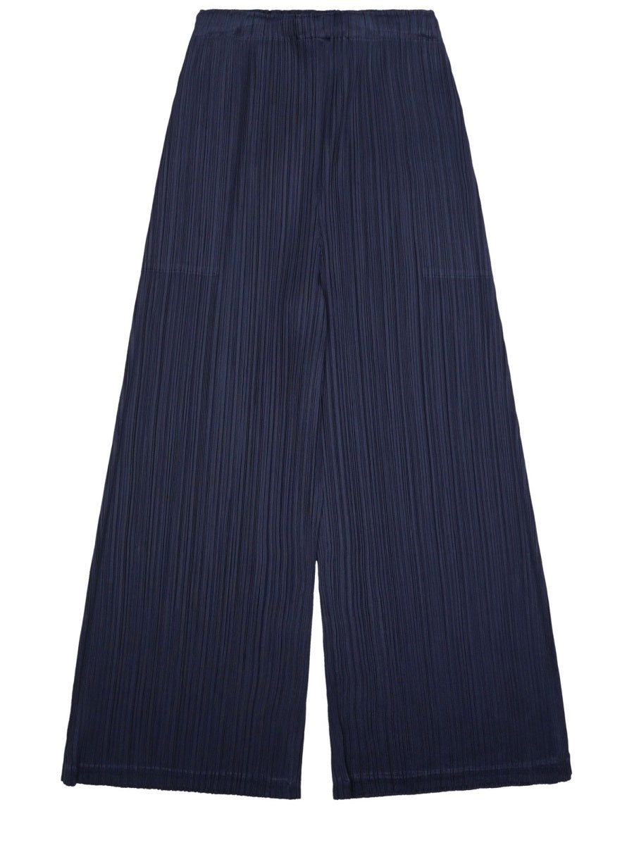 Pleats Please Issey Miyake Pantaloni - Blue | 9b10ce27eab42c3fb45917d84b231dafb01b3ee1