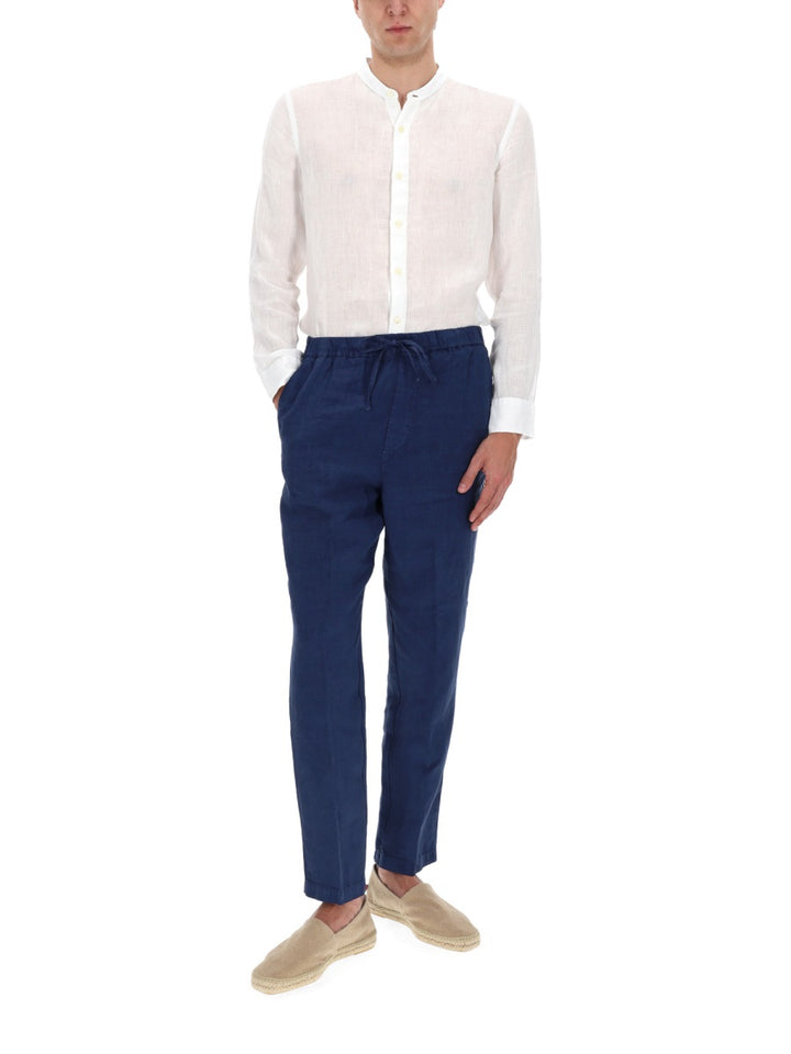 120% Lino Pantaloni - Blue | dfcedfa9504ab7a863ecb35003908d514011b2d8