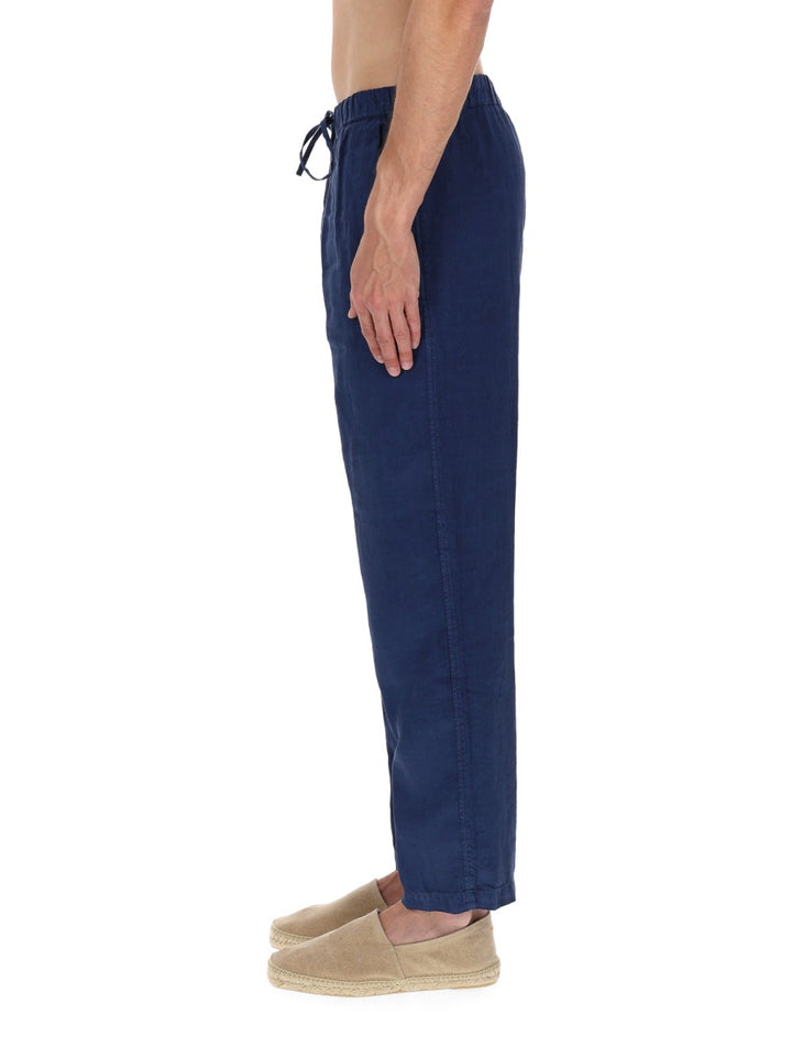 120% Lino Pantaloni - Blue | 5121ce37eca2cba502a8fecb05f61a8655181d86