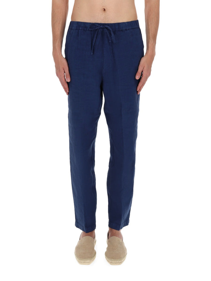120% Lino Pantaloni - Blue | 07b0c51ca2e417564a5be5f36054b8e5115d7bc1