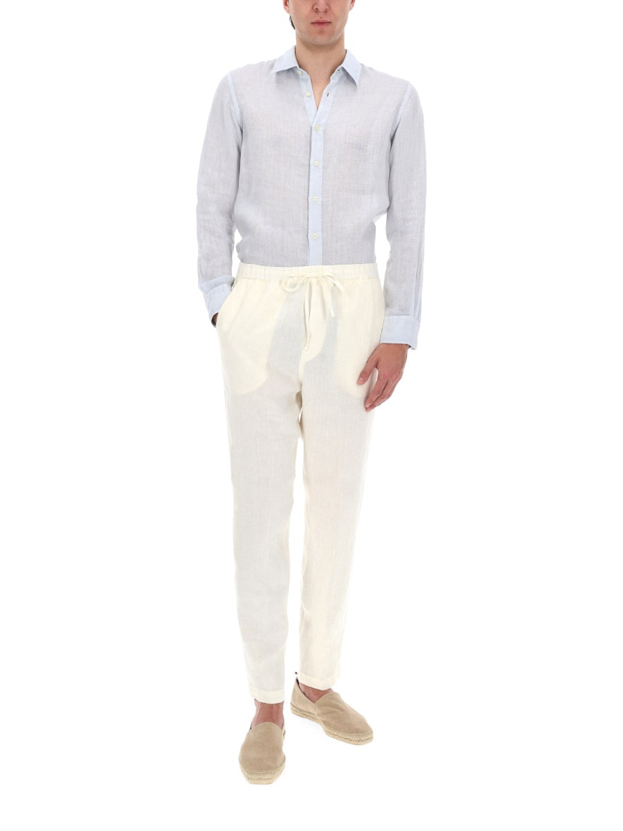 120% Lino Pantaloni - Powder | a67e1285e244f98cbc777c8beb2f3e2fe0483e53