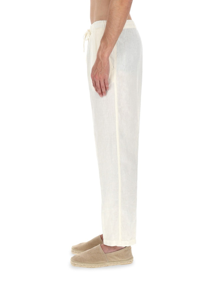 120% Lino Pantaloni - Powder | 0506f3153316659b1da11144f2552876e11bf800