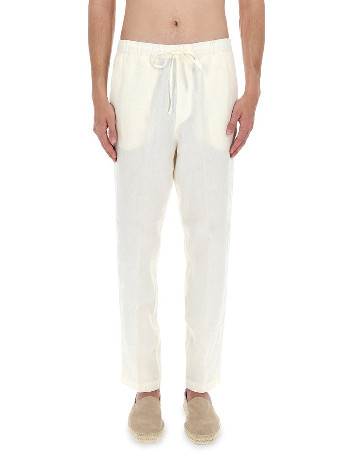 120% Lino Pantaloni - Powder | 75dad83c20f07eedbc7dce9c81f4122251105d67