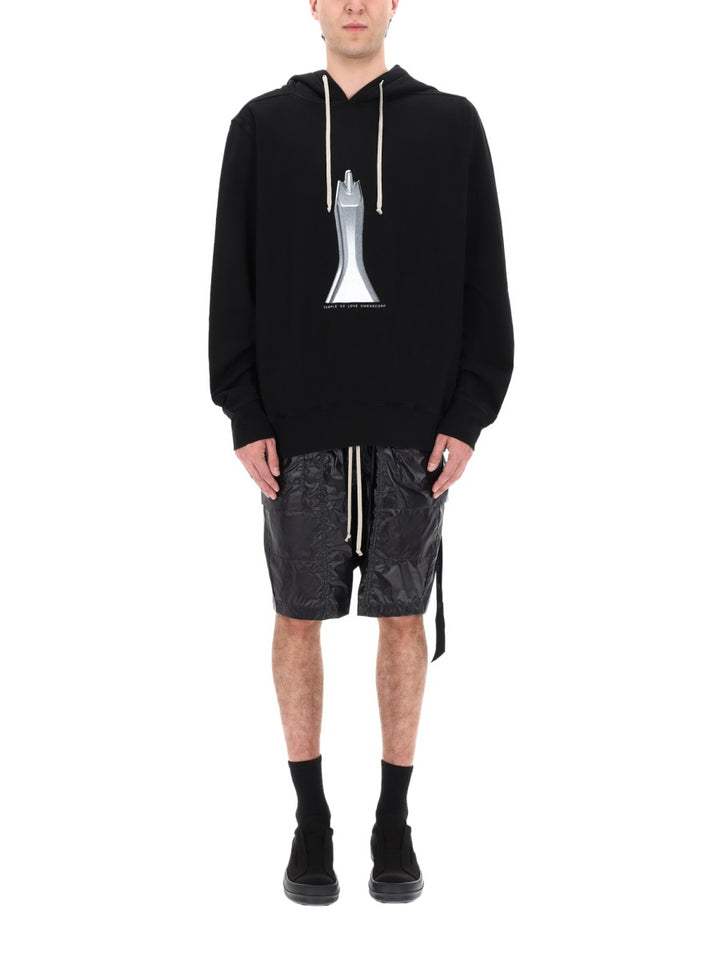 Rick Owens X Drkshdw Felpe - Black | 1904c422c13b7a5389b2c6df9679cdacba310307