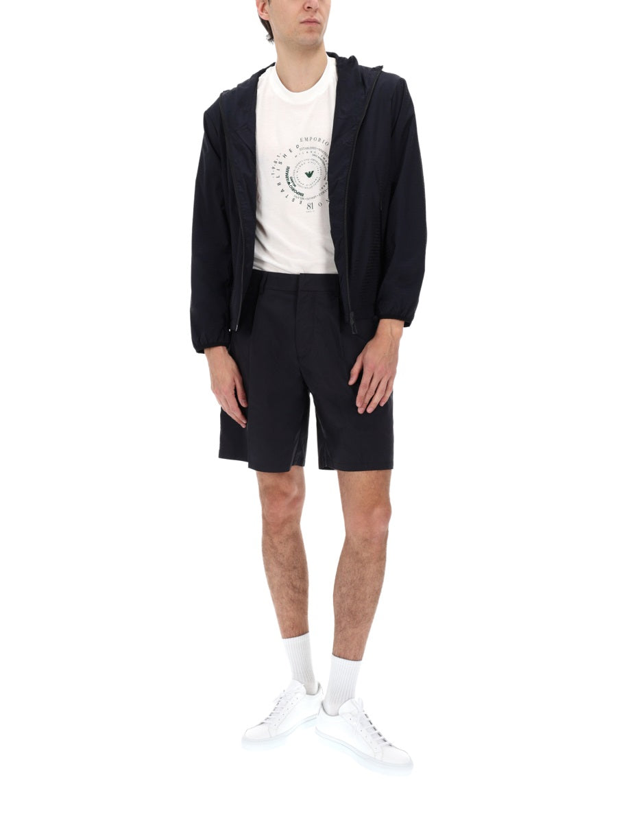 Emporio Armani Shorts - Blue | 1d294cabb6cf4e861e7391b8ebe35ca04fdb8e13