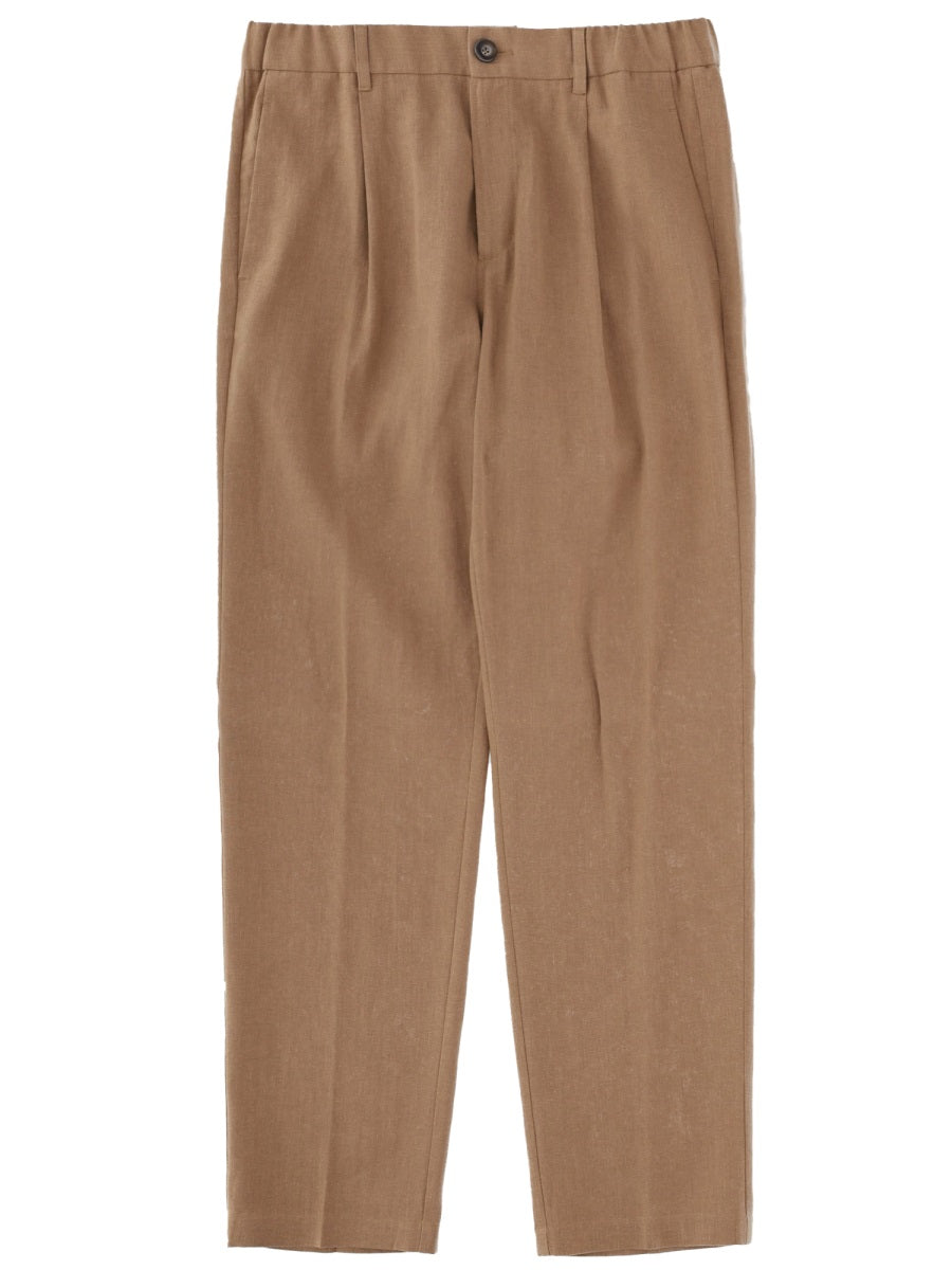 Herno Pantaloni - Brown | b8840f0084e2fcf9d8b86a92d04d9b4f20391f48