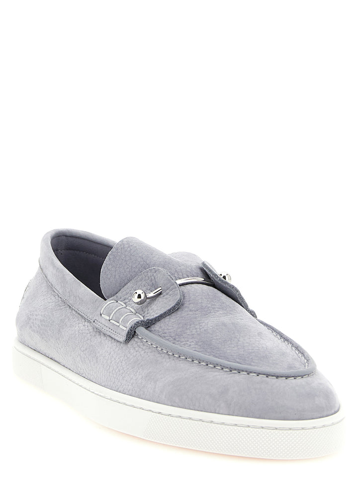 Christian Louboutin Chambeliboat Mocassini - Grigio | 56c3b5602a10e63bbc7eeef9644d4aec762aa505