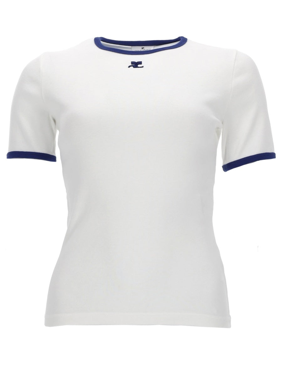 CourrèGes T shirt - White | 1b57caf464813260ad436cbf0c581a8c32394c46