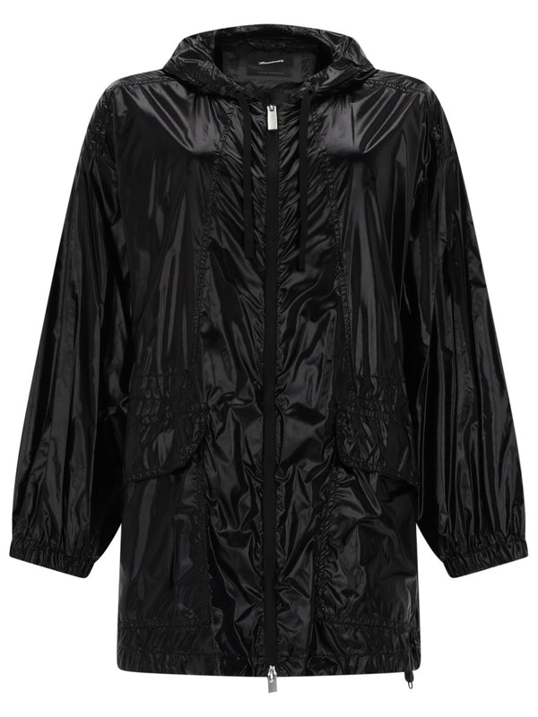 Parka Corto Con Capucha