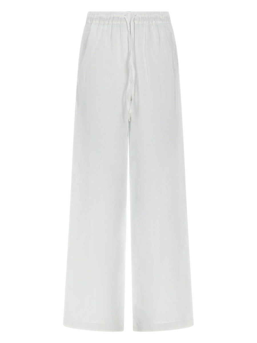 120% Lino Pantaloni - White | 773e224a7d21e89a2e281869802d1c9fbd419fe1