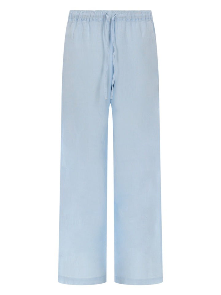 120% Lino Pantaloni - Azure | f27ca7b2042add74bd478d46bee41c8ab4a199e4