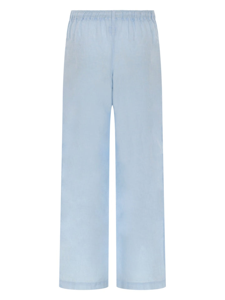 120% Lino Pantaloni - Azure | f7b9929c8949e43ef88e63c8fd177691de966a63