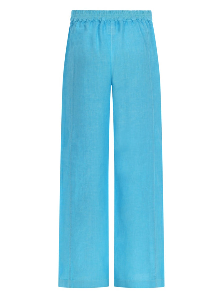 120% Lino Pantaloni - Azure | ba0921ac6b334c35dc008b202121f765102d98ca