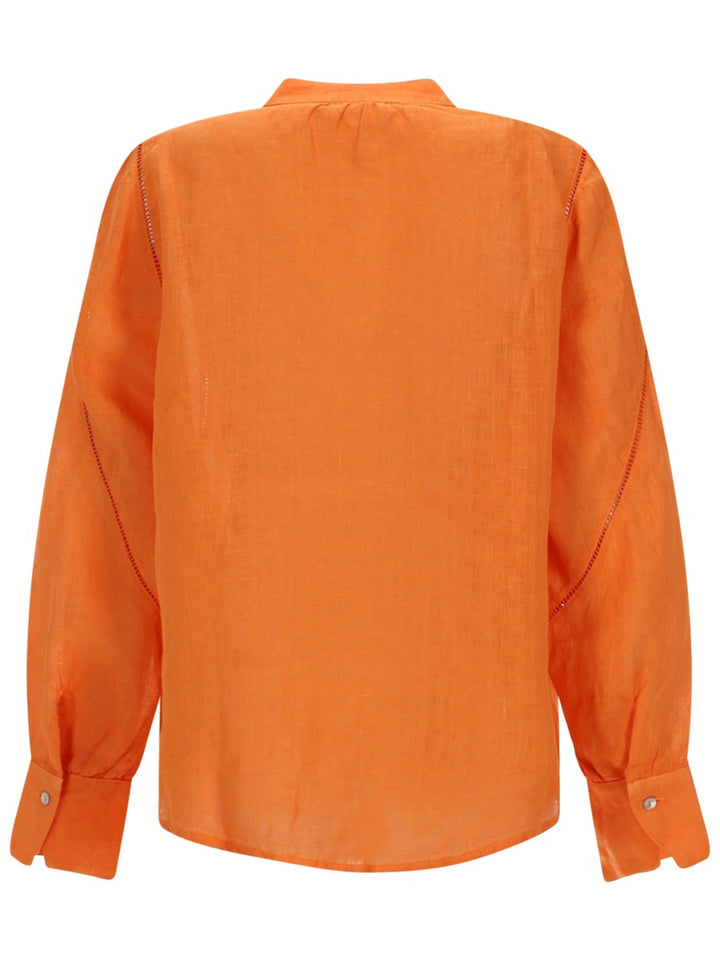 120% Lino Camicie - Orange | 41d6859b0efe542e0e5fbb455f1cdccc109fff77