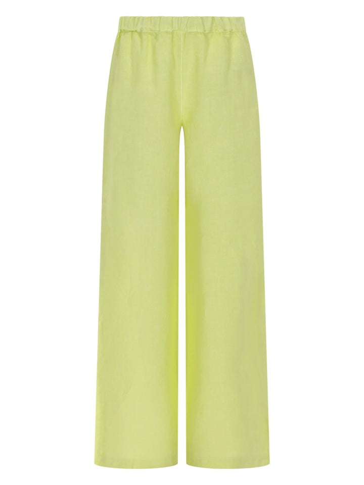 120% Lino Pantaloni - Yellow | 126d562e20a947a1f5cdb0b89e39988a20f1b849
