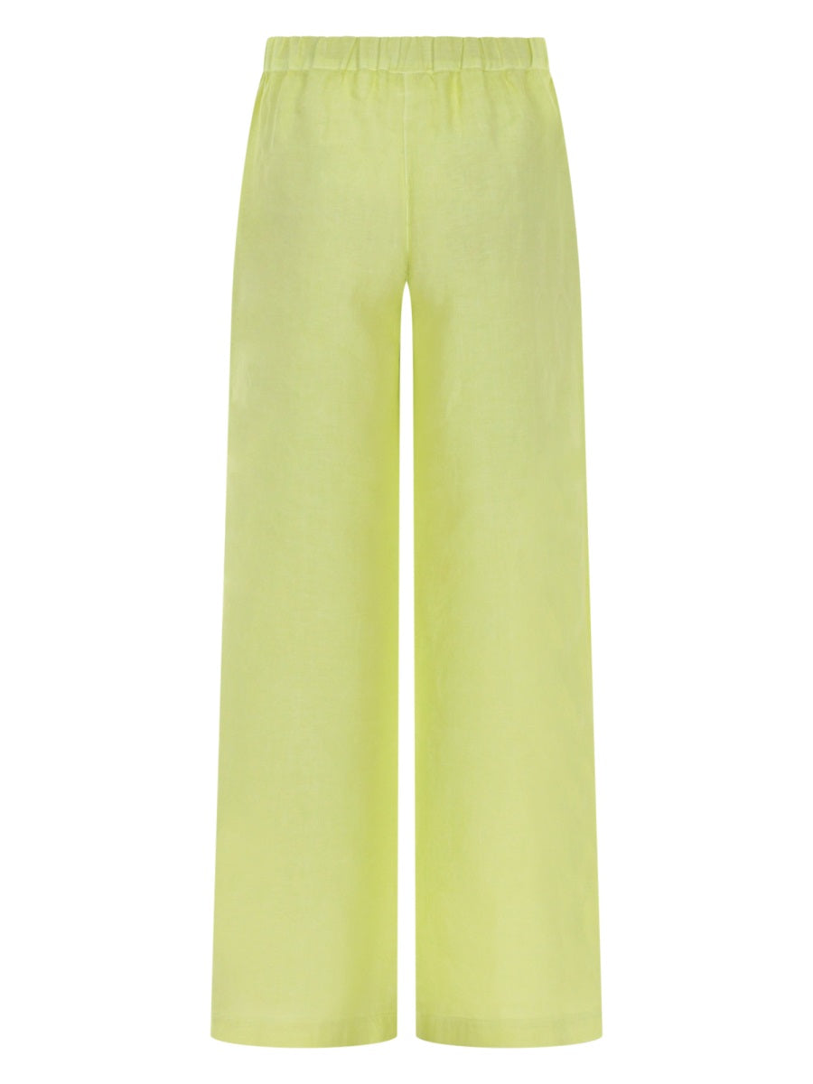 120% Lino Pantaloni - Yellow | c661a3398fd686fa101e336bad4d0d71f91f6bd5