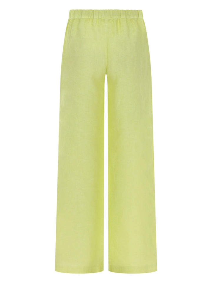 120% Lino Pantaloni - Yellow | c661a3398fd686fa101e336bad4d0d71f91f6bd5