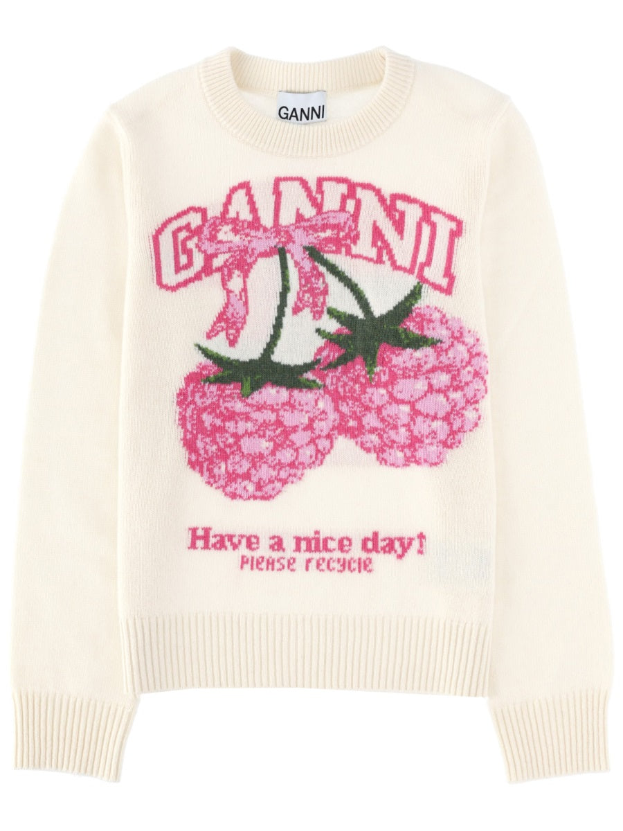 Ganni Maglioni - Ivory | 8767a0d21800f8bee730d99bdbf4474e75f464e8