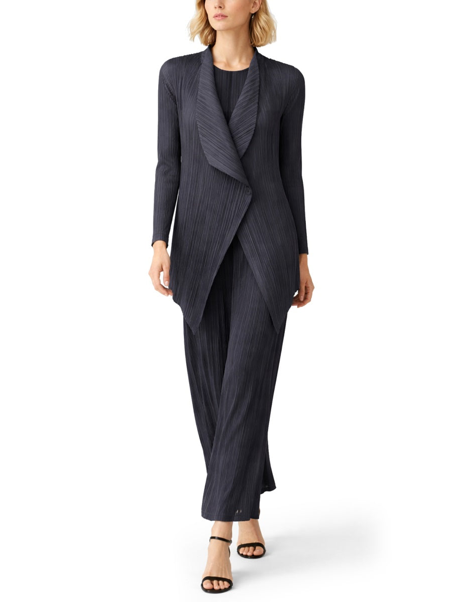 Pleats Please Issey Miyake Pantaloni - Blue | 4de8085bddbac3a7766489e69815bc5bfafd5d64