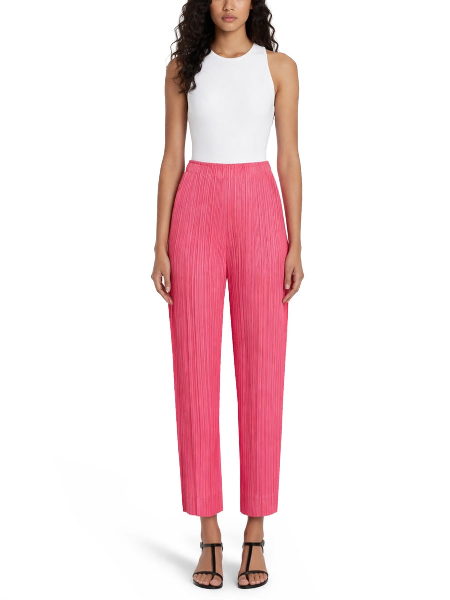 Pleats Please Issey Miyake Pantaloni - Pink | a6c376cea6aca1fe797471bff959c295c3c9d1b4