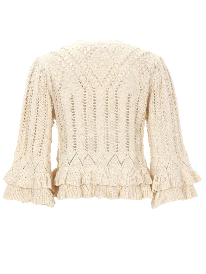 Isabel Marant Etoile Maglioni - Ivory | 57d0221c177dfa6996636f5a2ff8b18a009a7de5