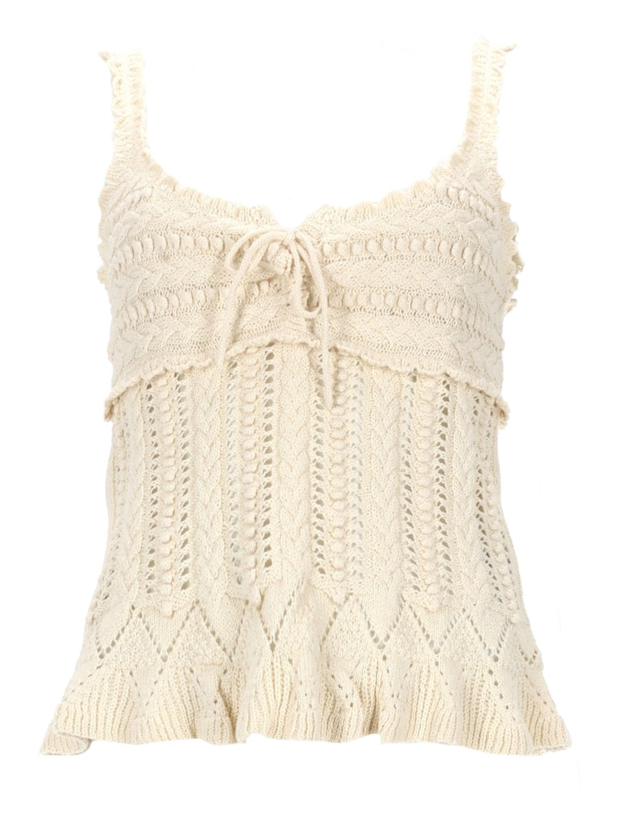 Isabel Marant Etoile Top - Ivory | 58481551258738aef6f3d090e145cefeffb26a88