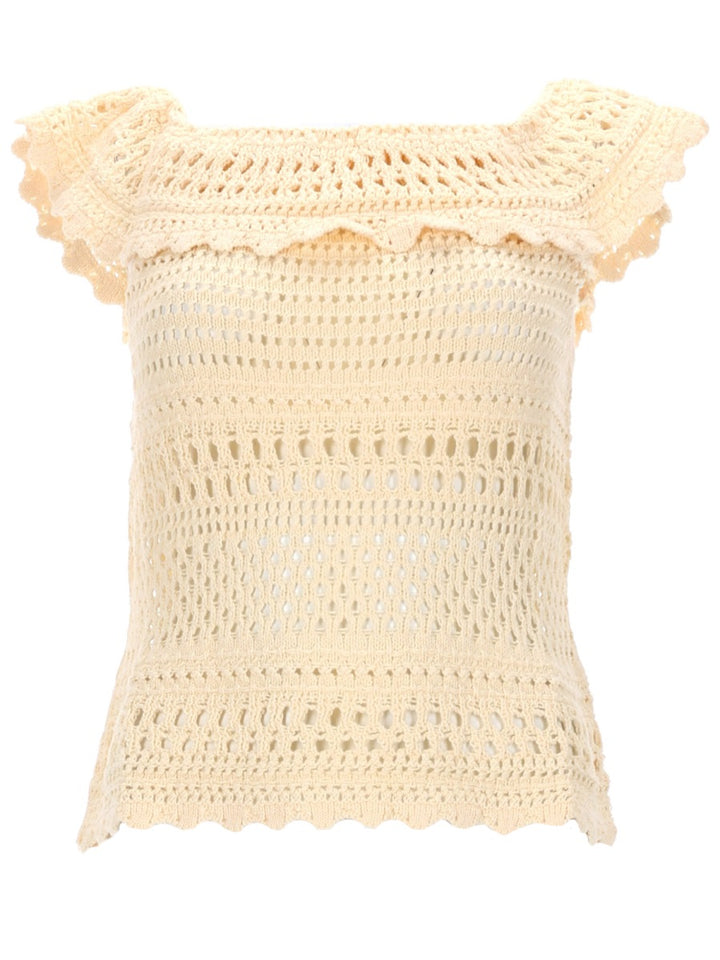 Isabel Marant Etoile Top - Ivory | 3cd11b90657cf5349c06a4734e2c38c6b84a7ac0