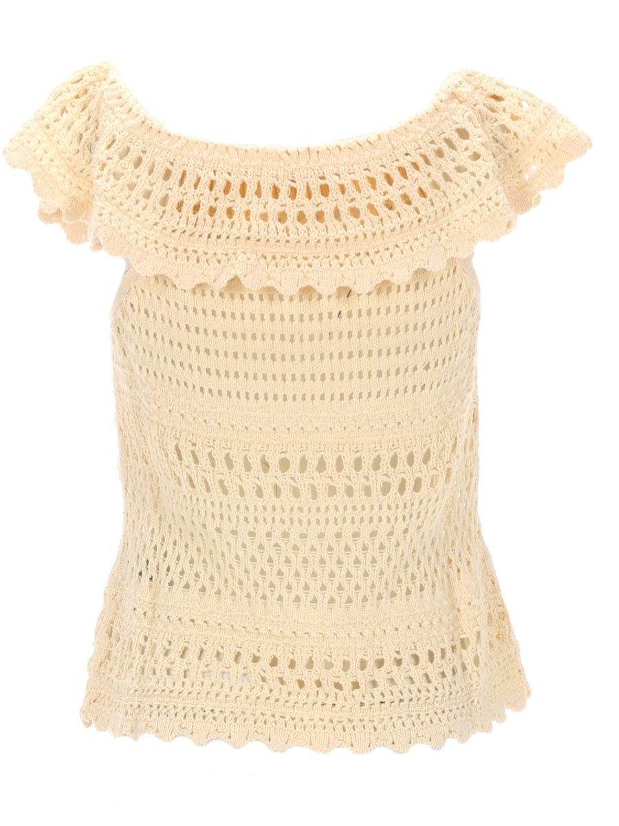 Isabel Marant Etoile Top - Ivory | 312d3f2ced3bd42cb8415ad85d4d8fcab6fb099a