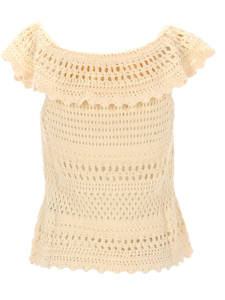 Isabel Marant Etoile Top - Ivory | 312d3f2ced3bd42cb8415ad85d4d8fcab6fb099a