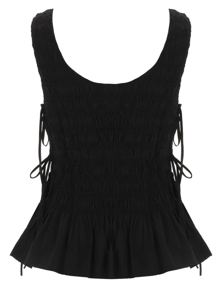 Ganni Top - Black | bee5c3850ac30f312490edcd0eddc9144566f423