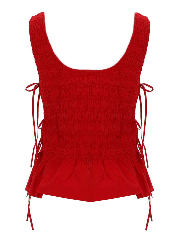 Ganni Top - Red | 10c025839c32a12b36c72cfb27c22a05ec38d30c