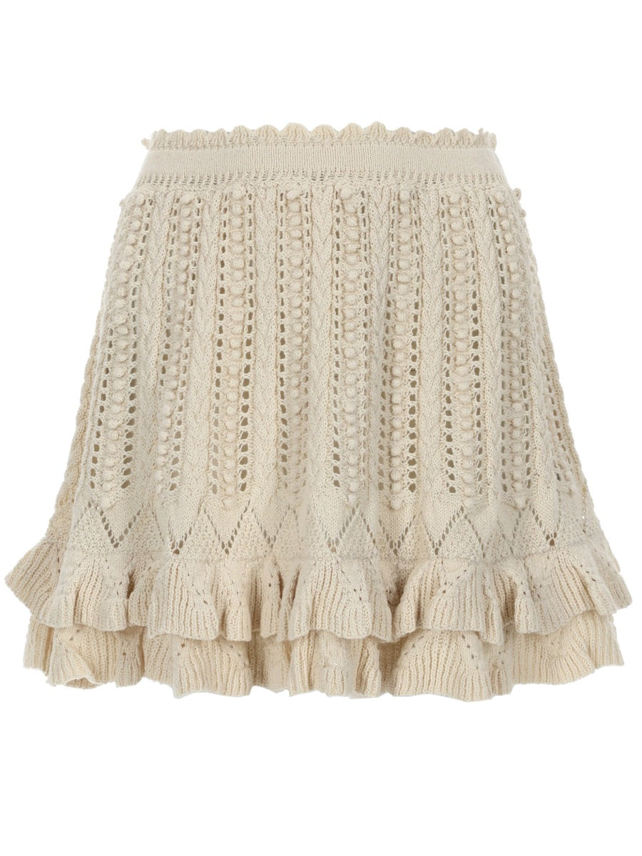 Isabel Marant Etoile Gonne - Ivory | c25589209c58d21eaef4527f8ece1696cc55bb16