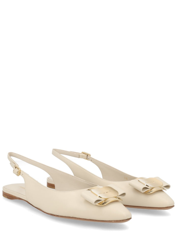 Ferragamo Scarpe Basse - Ivory | 120635d533bcd12a278ec2e1ee0aba69a07525c1